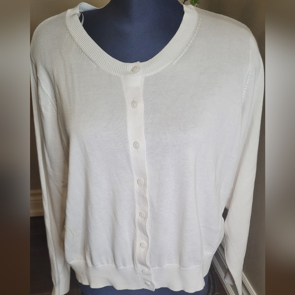 M&S White Crop Cardigan - Picture 5 of 9